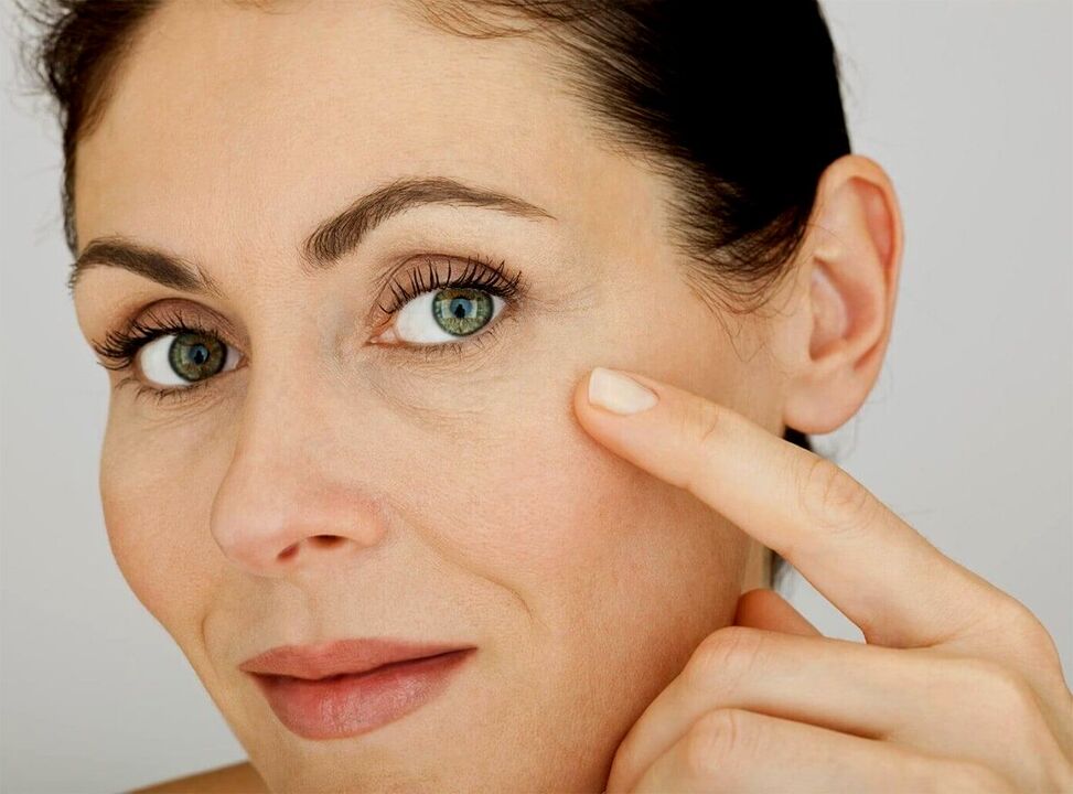 Aging under the eyes