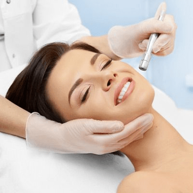 Facial rejuvenation at the beauty salon