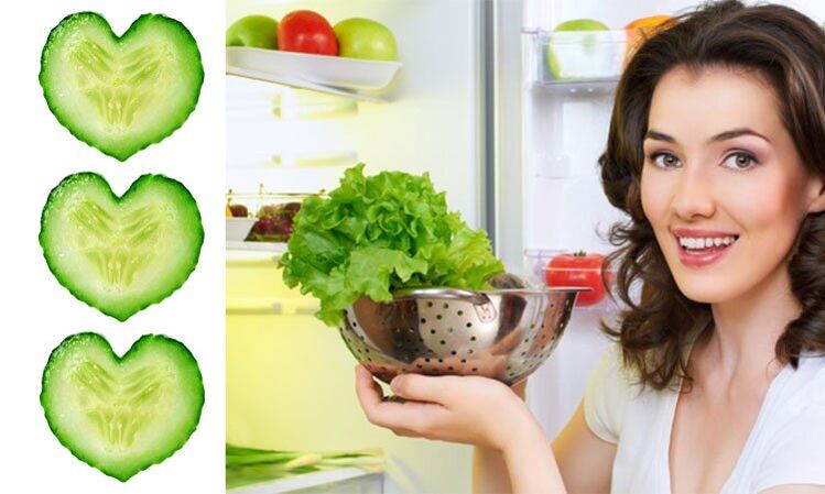 girl with products prepared from a facial rejuvenation cosmetic product
